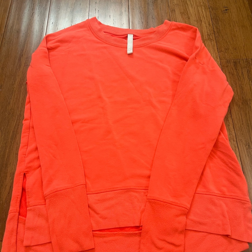 Coral Athleta Sweatshirt Size Medium